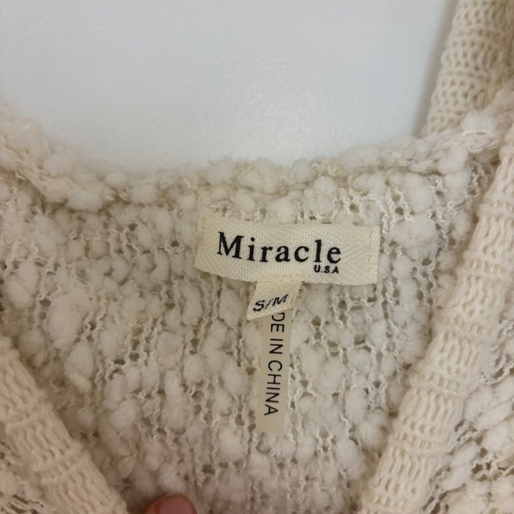 Miracle Cream Oversized Hoodie Long Sleeve Sweater - Picture 4 of 7